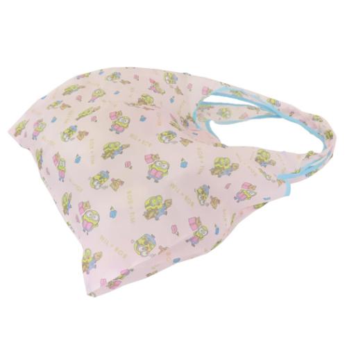 ミニオンズ ショッピングバッグ ポケット付きエコバッグ ピンク ユニバーサル映画 キャラクター グッズ メール便可