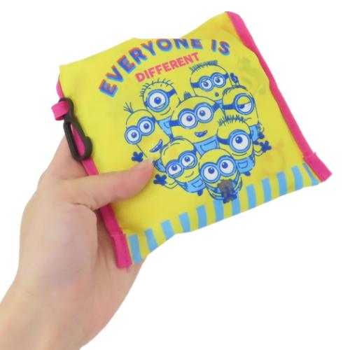 ミニオンズ ショッピングバッグ ポケット付きエコバッグ イエロー ユニバーサル映画 キャラクター グッズ メール便可