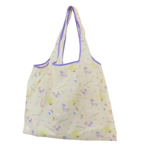 サンリオキャラクターズ ショッピングバッグ ポケット付きエコバッグ アイボリー サンリオ キャラクター グッズ メール便可