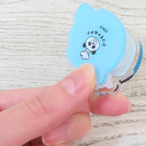 パンダのおさじ クリップ ダイカットアクリルクリップ パンダのおさじとフライパンダ カップ 絵本キャラクター グッズ メール便可