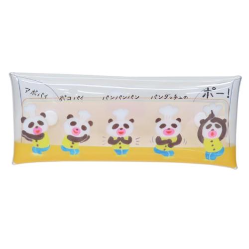 パンダのおさじ ペンポーチ クリアペンケース パンダのおさじとフライパンダ 絵本キャラクター グッズ メール便可