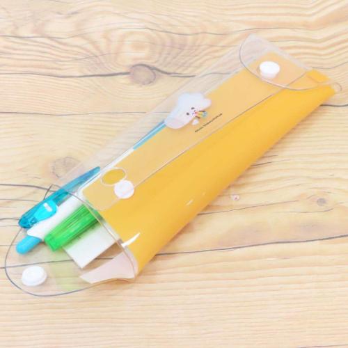 パンダのおさじ ペンポーチ クリアペンケース パンダのおさじとフライパンダ 絵本キャラクター グッズ メール便可