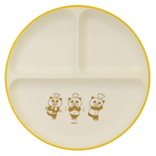 パンダのおさじ 中皿 抗菌ランチプレート パンダのおさじとフライパンダ 絵本キャラクター グッズ