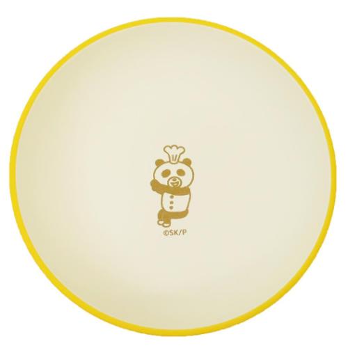 パンダのおさじ 中皿 抗菌ラウンドプレートS パンダのおさじとフライパンダ 絵本キャラクター グッズ