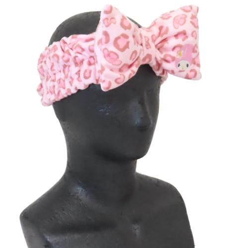 マイメロディ ヘアアクセ ヒョウ柄ヘアバンド Y2K サンリオ キャラクター グッズ