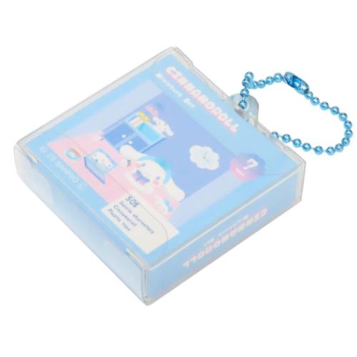 シナモロール キーチェーン パッケージ風ミニチュアキーホルダー サンリオ キャラクター グッズ メール便可