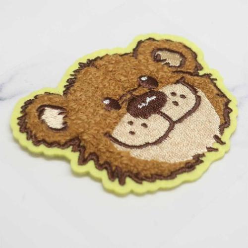 スージーズー ワッペン モコモコ刺繍ステッカー ブーフ Suzys Zoo 絵本キャラクター グッズ メール便可