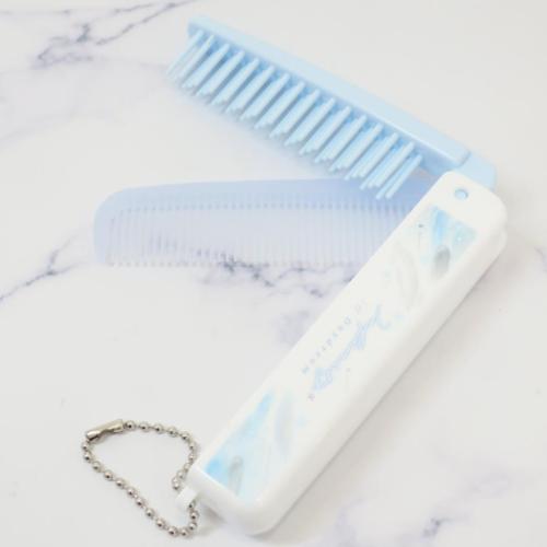 ヘアブラシ 折りたたみブラシ＆コーム infinity dream 折りたたみくし グッズ メール便可