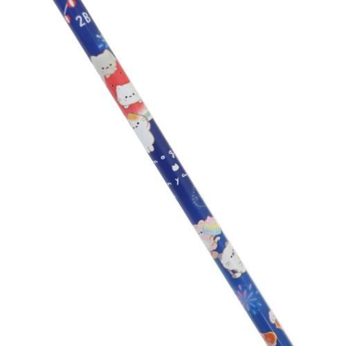 もぐにゃん えんぴつ ストーン付き鉛筆 2B スイカ かわいい グッズ メール便可