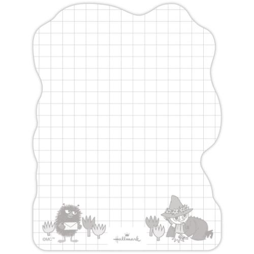 ムーミン メモ帳 メモ MOADグリーン 北欧 キャラクター グッズ メール便可