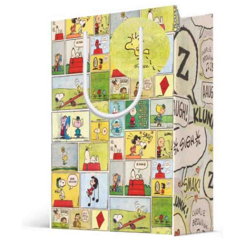 スヌーピー ラッピング用品 輸PBSN ペーパーバッグ コミックM ピーナッツ キャラクター グッズ メール便可