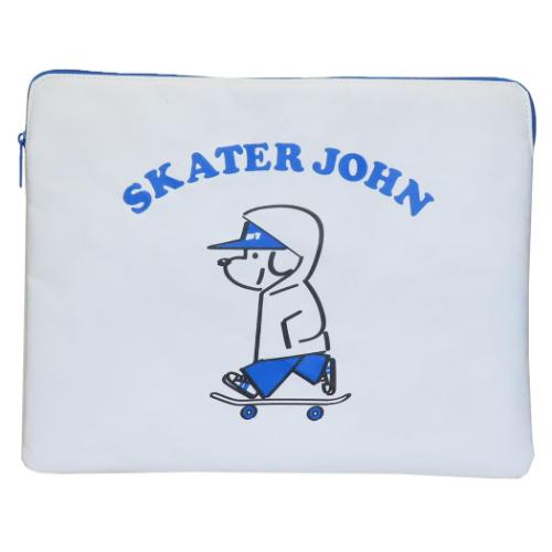 スケータージョン Skater JOHN 平ポーチ フラットポーチ L シバチャン キャラクター グッズ