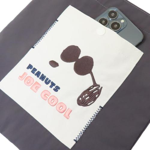 スヌーピー 手提げかばん お出かけトート ワッペン ジョークール ピーナッツ キャラクター グッズ メール便可