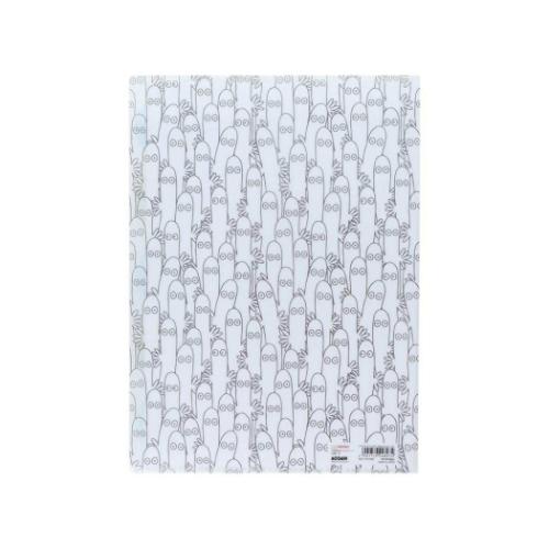 ムーミン ポケットファイル ダイカットクリアファイル5P ニョロニョロ チラシ 北欧 キャラクター グッズ メール便可