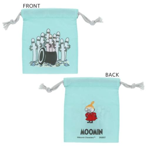 ムーミン 巾着袋 ミニ巾着 全8種の内どれか1個 ニョロニョロ 北欧 キャラクター グッズ メール便可