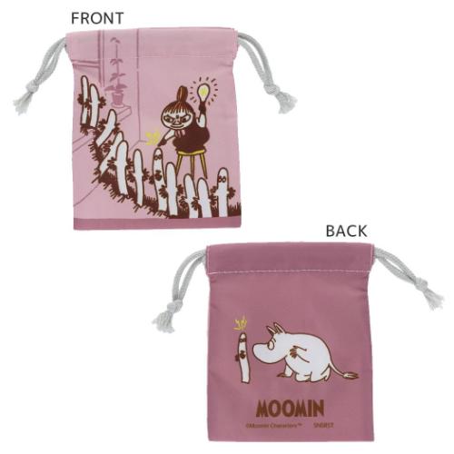 ムーミン 巾着袋 ミニ巾着 全8種の内どれか1個 ニョロニョロ 北欧 キャラクター グッズ メール便可