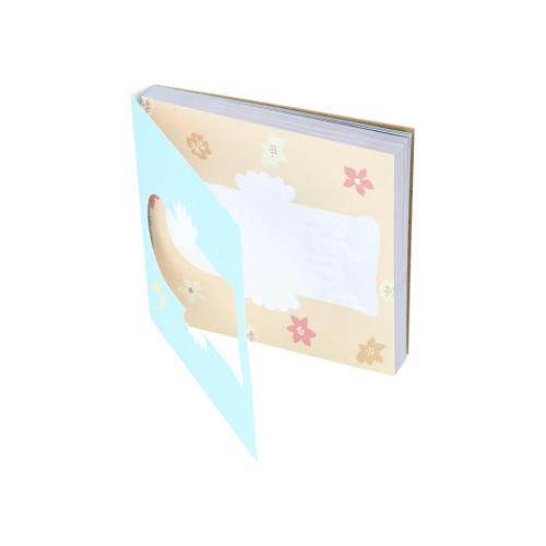 ムーミン メモ帳 窓付スクエアメモ ニョロニョロ 1匹 北欧 キャラクター グッズ メール便可