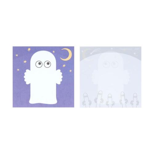 ムーミン メモ帳 窓付スクエアメモ ニョロニョロ 1匹 北欧 キャラクター グッズ メール便可