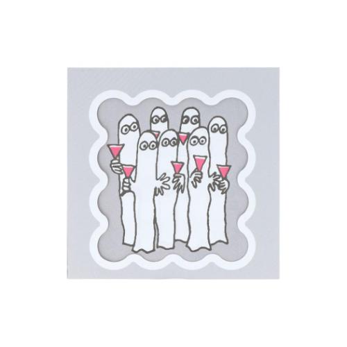 ムーミン メモ帳 窓付スクエアメモ ニョロニョロ フレーム 北欧 キャラクター グッズ メール便可