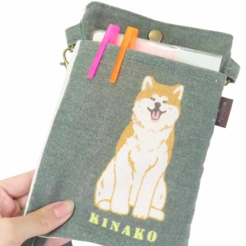 スマホポーチ スマホポシェット きなこ かわいい グッズ メール便可