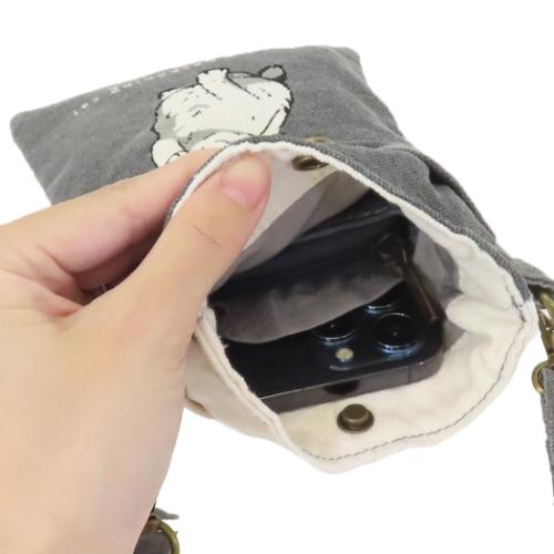 スマホポーチ スマホポシェット 手招きメリア かわいい グッズ メール便可