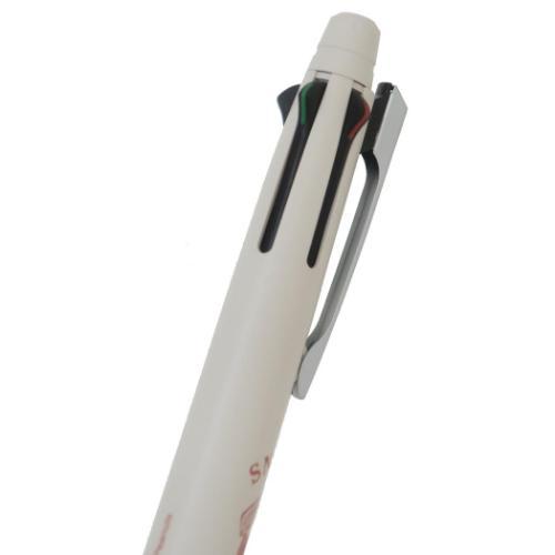 スヌーピー シャープペン&黒赤青緑4色ボールペン ジェットストリーム4&1 BAMBOO 多機能ペン 0.5 おすわり ピーナッツ メール便可