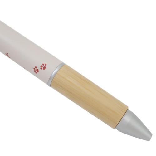 スヌーピー シャープペン&黒赤青緑4色ボールペン ジェットストリーム4&1 BAMBOO 多機能ペン 0.5 おすわり ピーナッツ メール便可