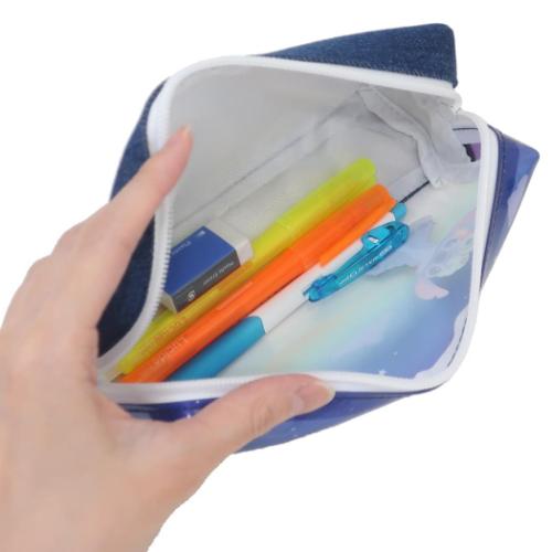 リロ＆スティッチ ペンケース BOXペンポーチ Blue night sky ディズニー キャラクター グッズ