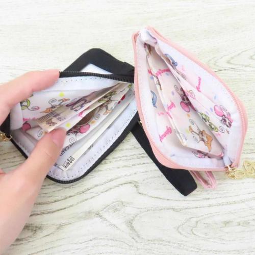 おジャ魔女どれみ 小銭入れ＆定期入れ パス付きコインケース リール付き アニメキャラクター グッズ メール便可