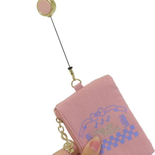 おジャ魔女どれみ 小銭入れ＆定期入れ パス付きコインケース リール付き アニメキャラクター グッズ メール便可