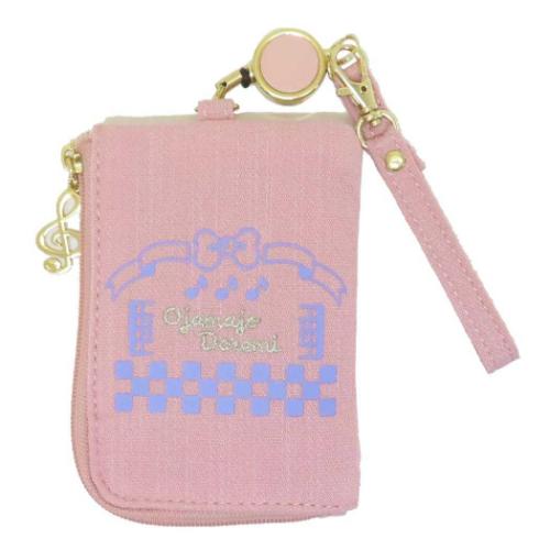 おジャ魔女どれみ 小銭入れ＆定期入れ パス付きコインケース リール付き アニメキャラクター グッズ メール便可