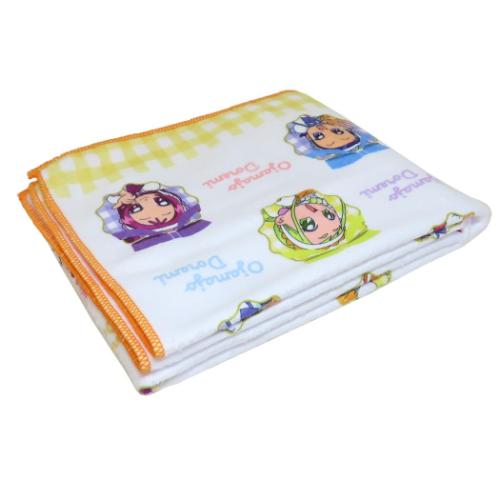 おジャ魔女どれみ 速乾フェイスタオル ファストドライフェイスタオル イエロー アニメキャラクター グッズ メール便可