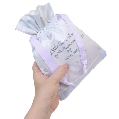 リトルツインスターズ 巾着袋 パール巾着 DOLLY MIX サンリオ キャラクター グッズ メール便可