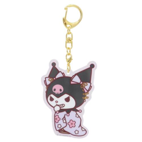 クロミ キーホルダー アクリルキーホルダー 将軍 サンリオ キャラクター グッズ メール便可