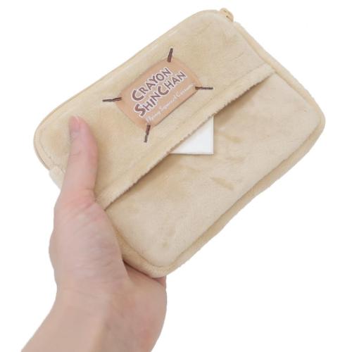 クレヨンしんちゃん ミニポーチ ミニティッシュポーチ なりきりアニマル むささび アニメキャラクター グッズ メール便可