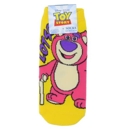 トイストーリー 女性用靴下 レディースソックス ロッツォ ロゴ YE ディズニー キャラクター グッズ メール便可