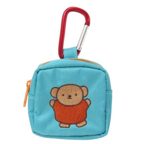 ミッフィー ミニポーチ カラビナ付きミニ刺繍ポーチ ボリス GR ディックブルーナ 絵本キャラクター グッズ