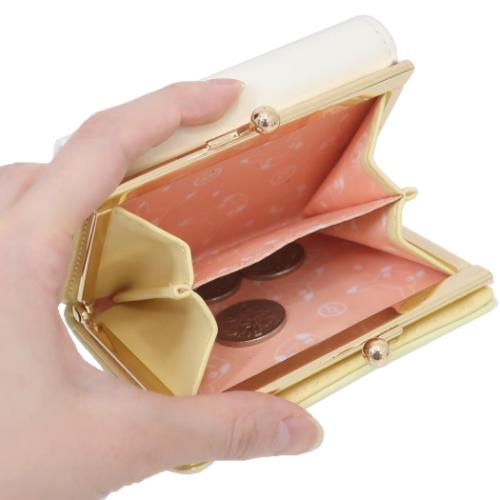 ポケットモンスター ミニウォレット 口金ミニ財布 三つ折りコンパクト財布 キルトシリーズ イエロー ポケモン キャラクター グッズ