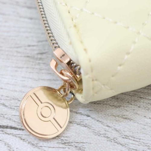 ポケットモンスター ミニウォレット 口金ミニ財布 三つ折りコンパクト財布 キルトシリーズ イエロー ポケモン キャラクター グッズ