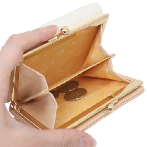 ポケットモンスター ミニウォレット 口金ミニ財布 三つ折りコンパクト財布 キルトシリーズ オレンジ ポケモン キャラクター グッズ