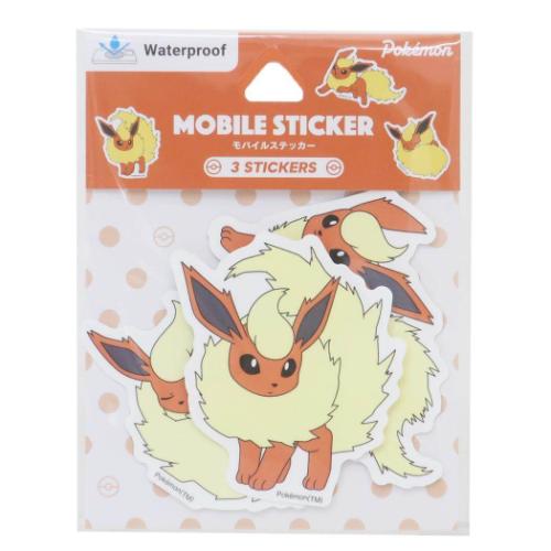 ポケットモンスター ダイカットシール モバイルステッカー ブースター ポケモン キャラクター グッズ メール便可