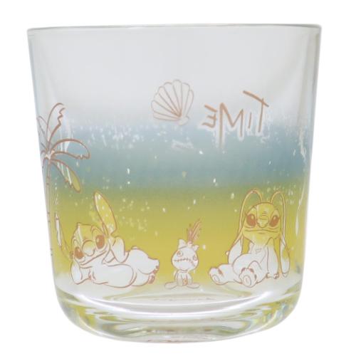 リロ&スティッチ ガラスコップ ガラスタンブラー スティッチ&エンジェル&スクランプ ディズニー キャラクター グッズ