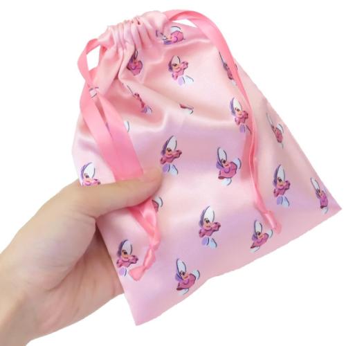 ふしぎの国のアリス 巾着袋 リボン巾着 きんちゃくポーチ ロゴ ディズニー キャラクター グッズ メール便可