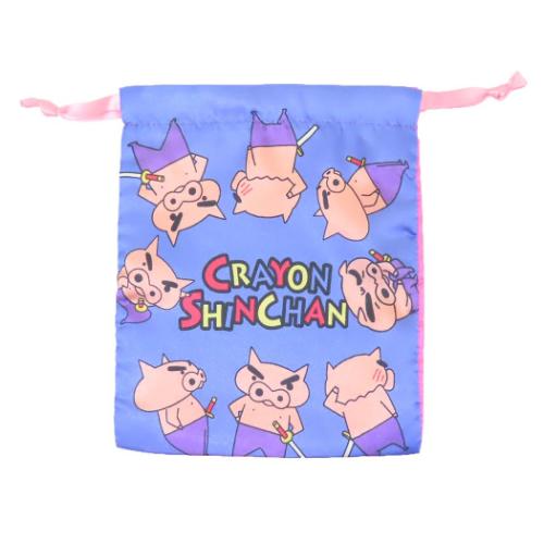 クレヨンしんちゃん 巾着袋 リボン巾着 きんちゃくポーチ ぶりぶりざえもん いろいろ アニメキャラクター グッズ メール便可