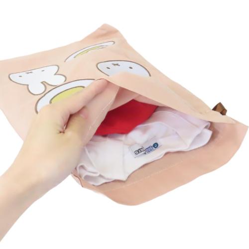 ミッフィー 巾着袋 刺繍巾着 きんちゃくポーチ ケーキ ディックブルーナ 絵本キャラクター グッズ メール便可