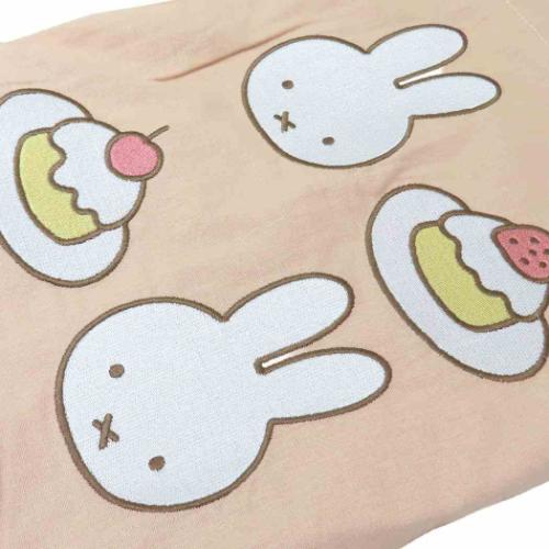 ミッフィー 巾着袋 刺繍巾着 きんちゃくポーチ ケーキ ディックブルーナ 絵本キャラクター グッズ メール便可