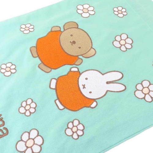 ミッフィー 巾着袋 刺繍巾着 きんちゃくポーチ おはな ディックブルーナ 絵本キャラクター グッズ メール便可