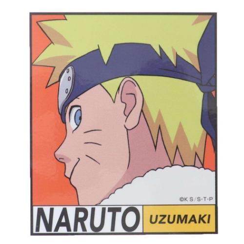 NARUTO ダイカットシール キャラクターステッカー ナルト 振り向き 少年ジャンプ キャラクター グッズ メール便可