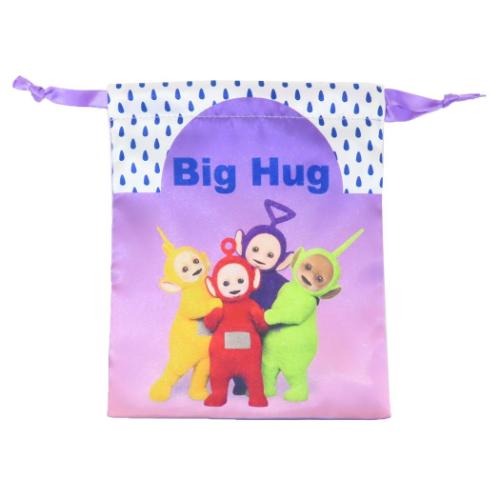 テレタビーズ 巾着袋 リボン巾着 きんちゃくポーチ エッオー キャラクター グッズ メール便可