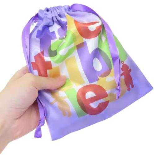 テレタビーズ 巾着袋 リボン巾着 きんちゃくポーチ エッオー キャラクター グッズ メール便可